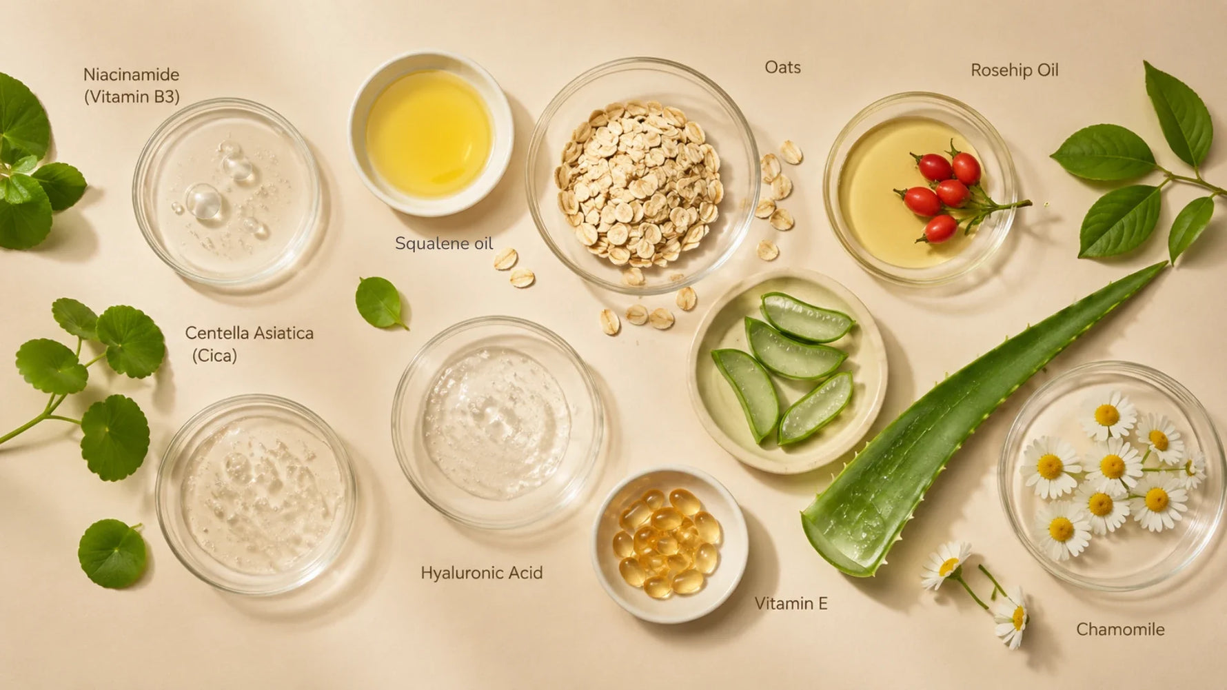 What ingredients would be ideal for someone with sensitive skin?