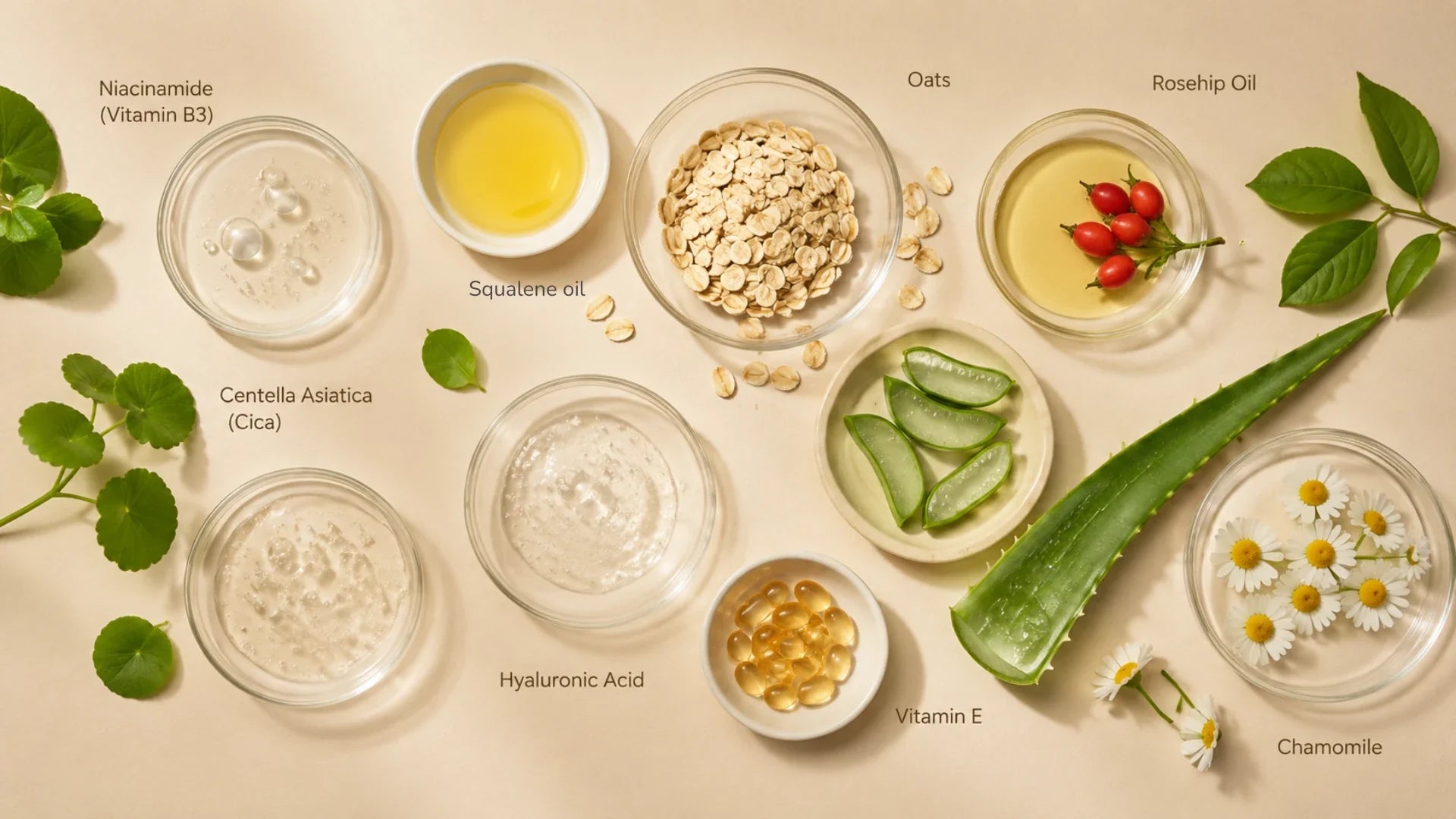 What ingredients would be ideal for someone with sensitive skin?