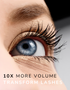 Double lash mascara with lash serum with 10x more volume