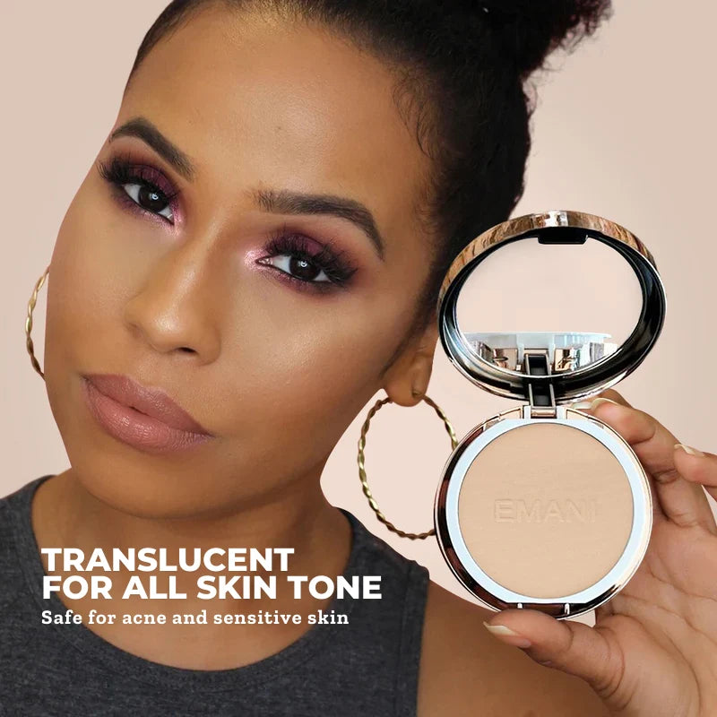 Before and after Bamboo Setting Powder