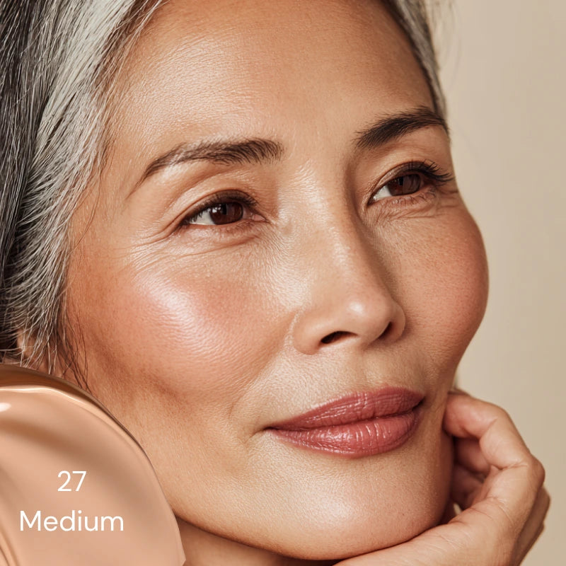 27 Medium For medium skin with olive undertones