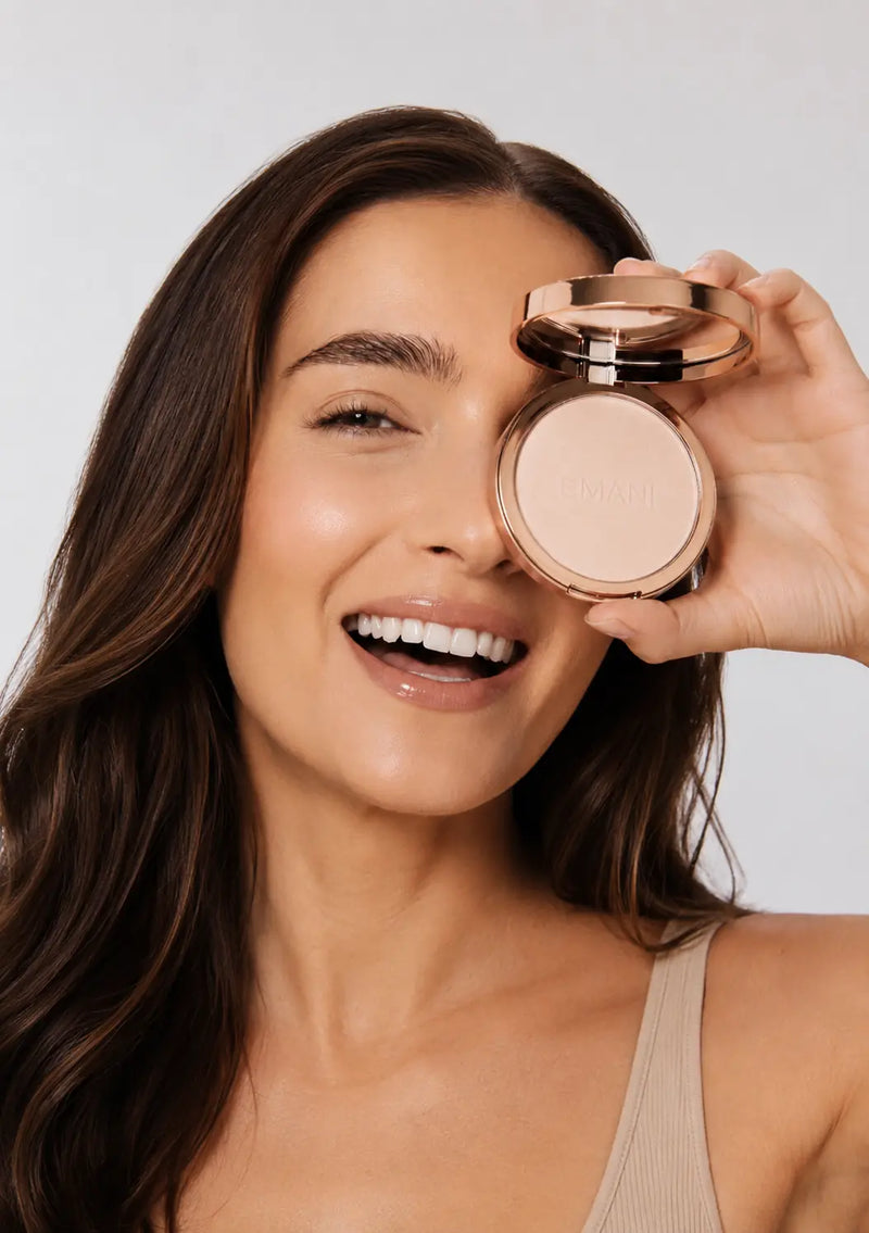 Before and after Flawless Matte Foundation